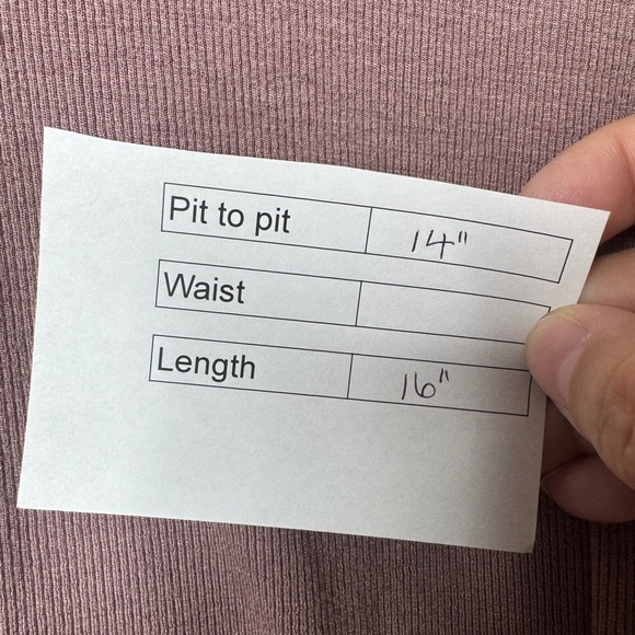 Lululemon Hold Tight Cropped Tank Top Rose - Picture 6 of 6